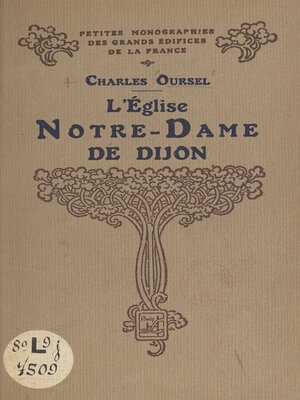 cover image of L'église Notre-Dame de Dijon